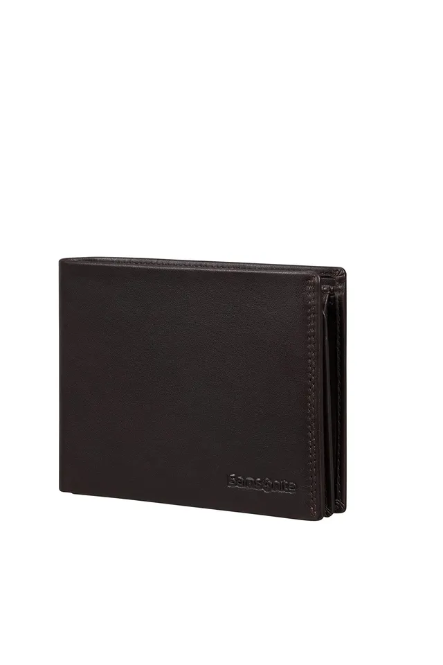samsonite-attack-2-slg-portefeuille-marron-brown-ebony-13-cm-avec-protection-rfi image 1
