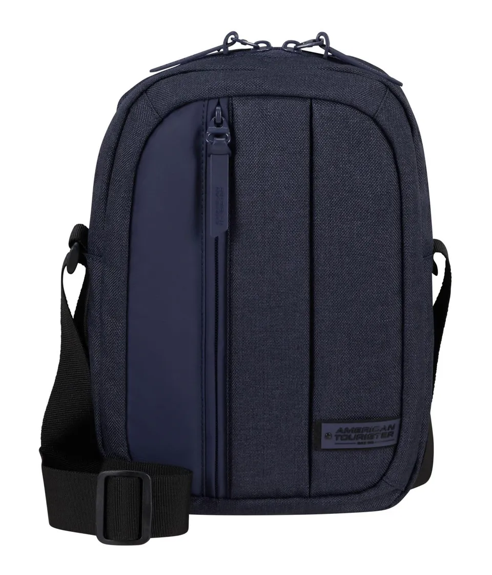 american-tourister-streethero-sac-banane-6l-en-rpet-recycl-bleu-marine image 1