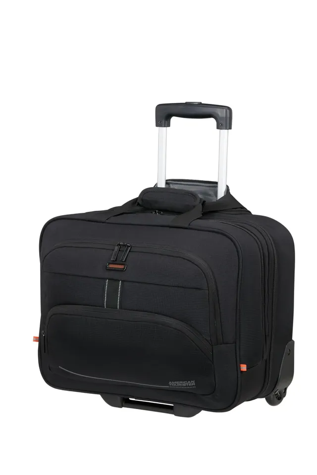 american-tourister-at-work-nxt-sac-ordinateur-roulettes-15-6-cabine-33l-noir image 1