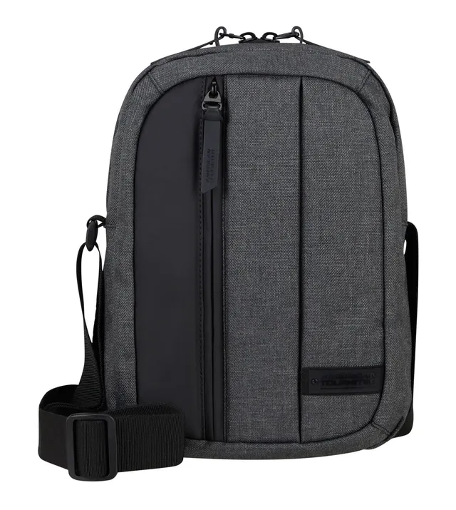 american-tourister-streethero-sac-banane-6l-gris-27-cm-avec-bretelle-r-glable image 1