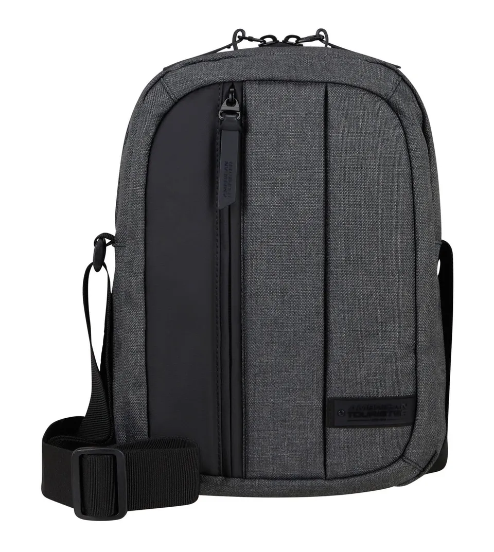 american-tourister-streethero-sac-banane-6l-gris-27-cm-avec-bretelle-r-glable image 1
