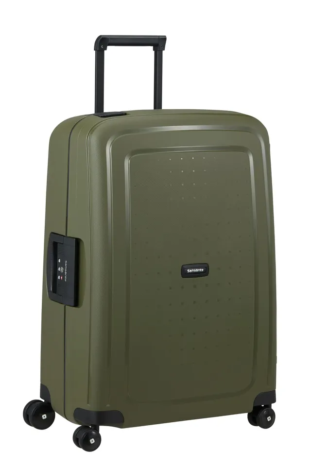 samsonite-s-cure-spinner-m-valise-rigide-69-cm-79-l-vert-olive image 1