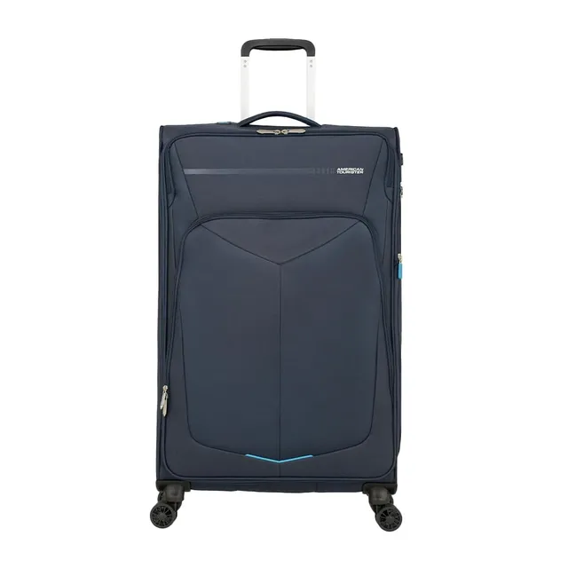 american-tourister-summerfunk-spinner-l-extensible-119-l-bleu-marine image 1