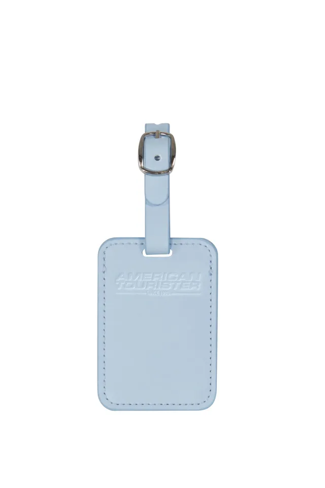 american-tourister-tiquettes-bagages-lot-de-2-bleu-neptune-avec-sangle-ajustable image 1