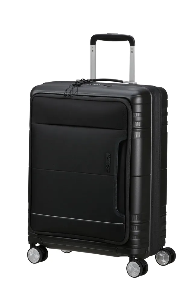 american-tourister-hello-cabin-spinner-s-55cm-bagage-main-extensible-39-45l-noir image 1