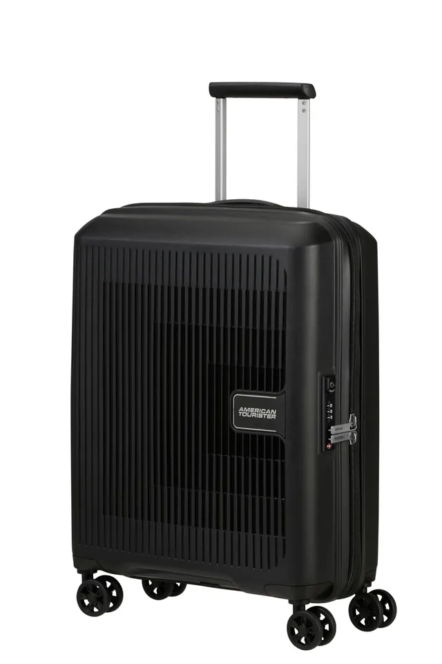american-tourister-aerostep-spinner-s-55-cm-extensible-36-40-l-noir image 1