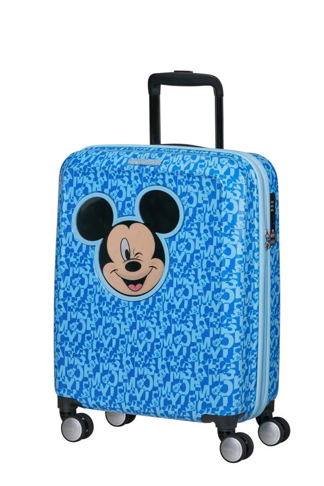 american-tourister-funlight-disney-spinner-55-20-mickey-lenticular-blue image 1