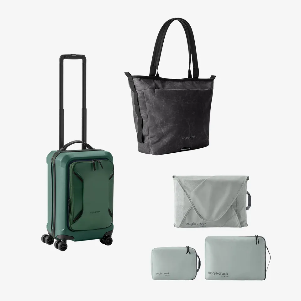eagle-creek-elevated-exploration-bundle-pack-voyage-tarmac-4-wheel-carry-on-expl image 1