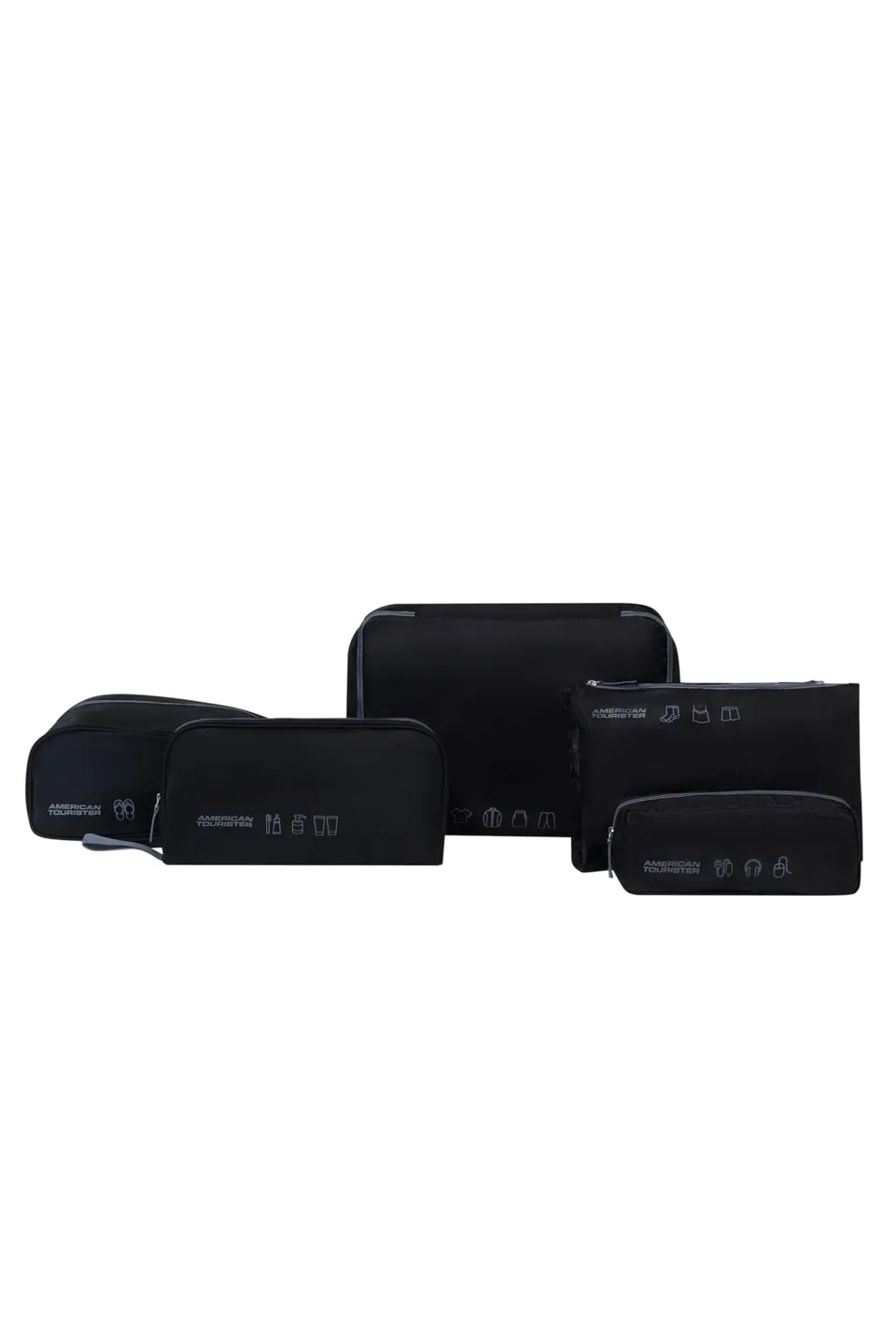 american-tourister-set-de-cubes-de-rangement-5-pi-ces-organisateur-de-voyage-et- image 1