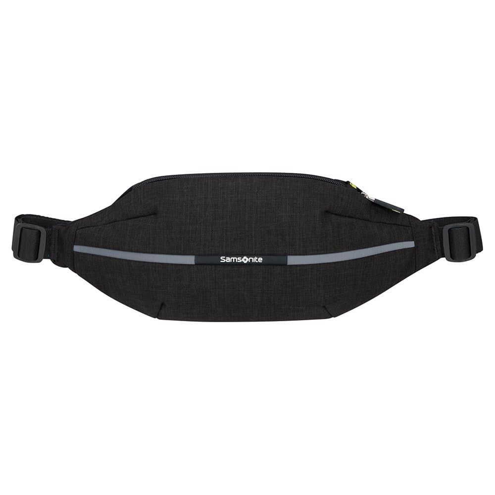 samsonite-securipak-sac-banane-antivol-1-5-l-noir-avec-poche-cach-e image 1