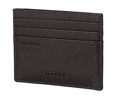 samsonite-attack-2-porte-cartes-cuir-7-6-cm-avec-protection-rfid-marron image 5