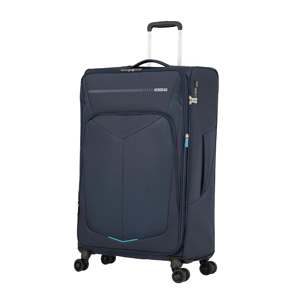 american-tourister-summerfunk-spinner-l-extensible-119-l-bleu-marine image 2