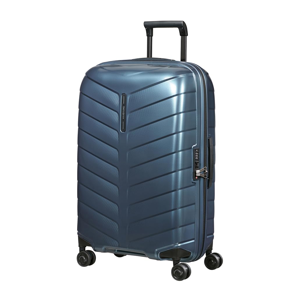 samsonite-attrix-valise-moyenne-spinner-m-69-cm-73-l-mat-riau-roxkin-bleu-acier image 4