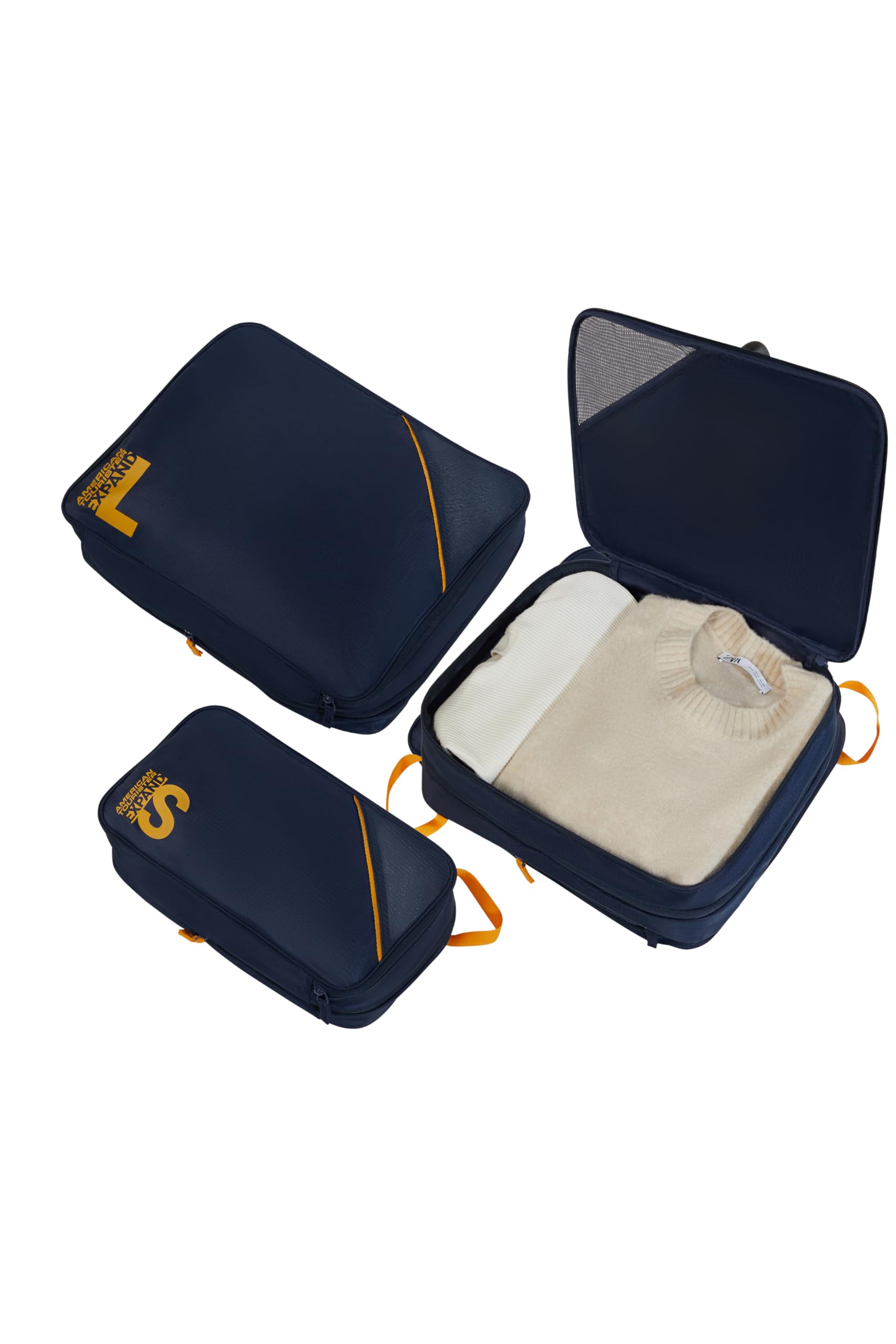 american-tourister-set-de-cubes-de-rangement-3-pi-ces-organisateurs-de-valise-ex image 2