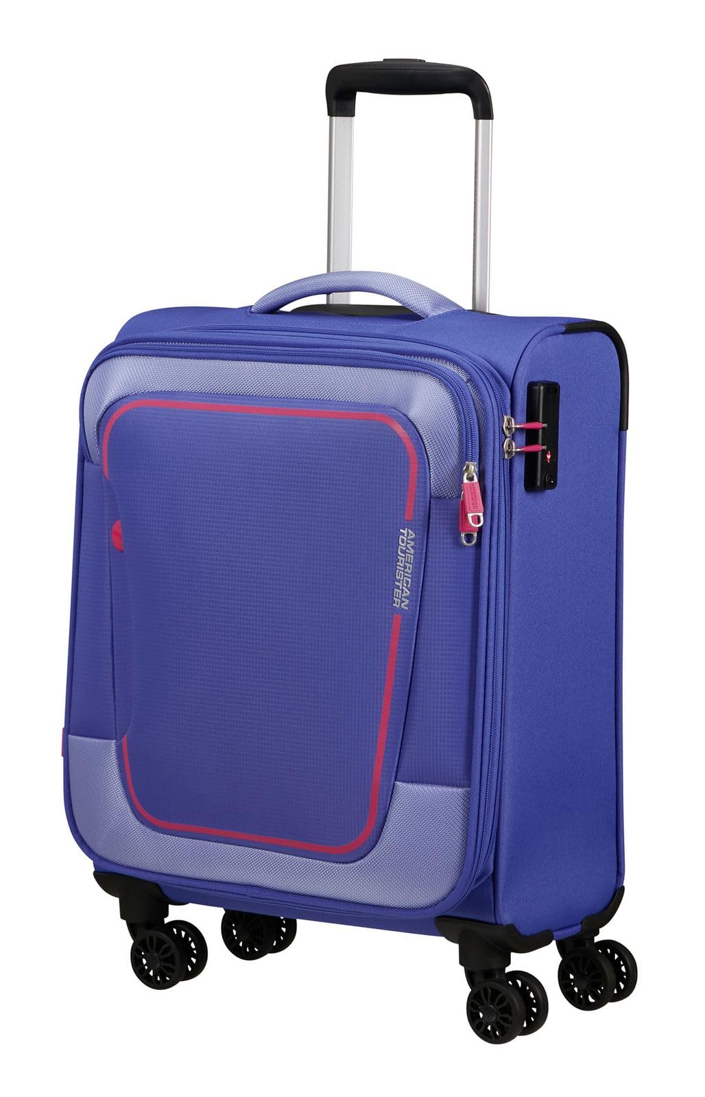 american-tourister-pulsonic-spinner-s-55cm-extensible-valise-cabine-40-5-43-5-l- image 2