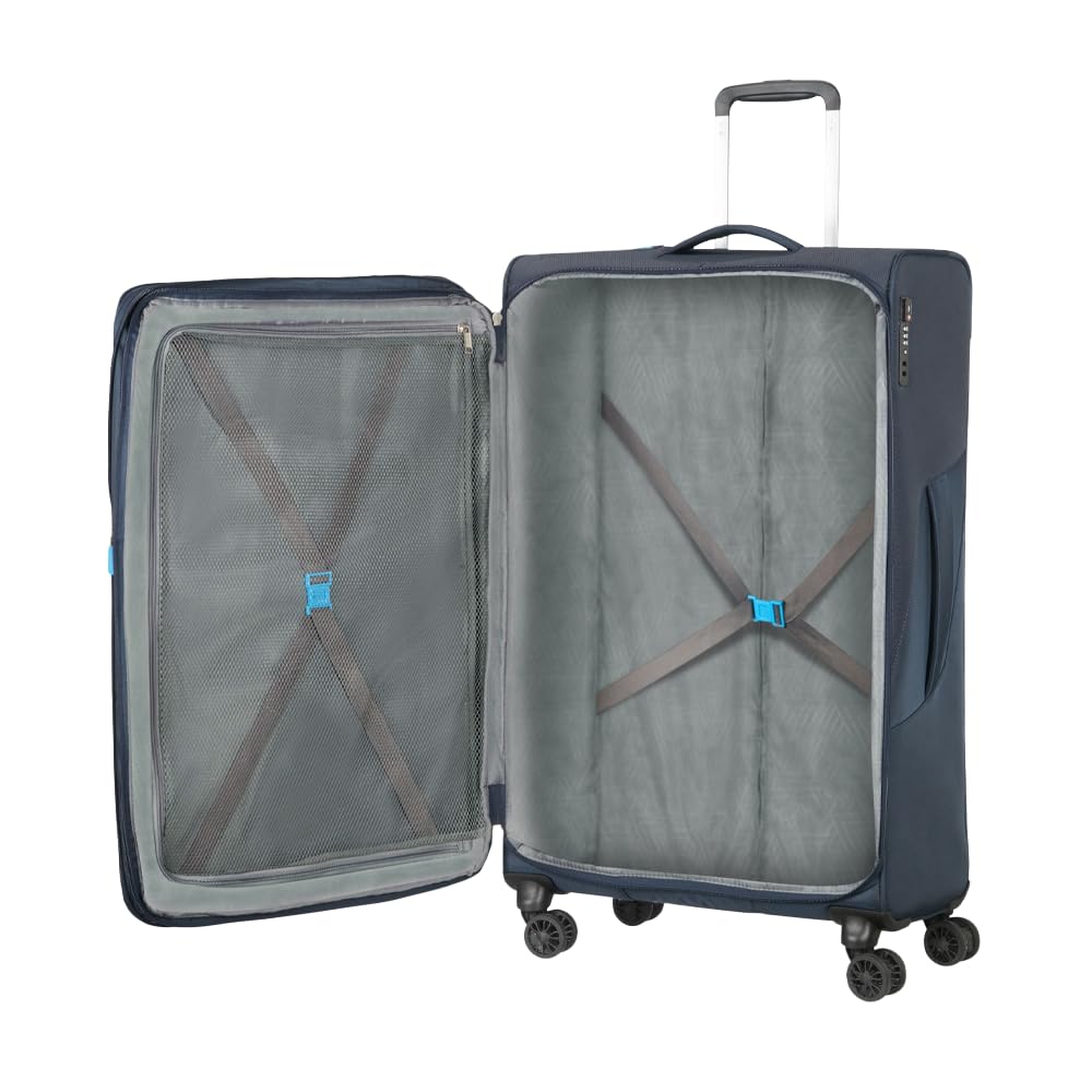 american-tourister-summerfunk-spinner-l-extensible-119-l-bleu-marine image 5