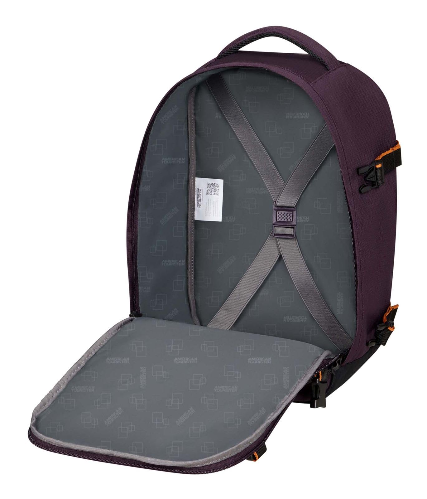 sac-dos-de-cabine-american-tourister-take2cabin-s-24-l-40x25x20-cm-violet-prune image 6