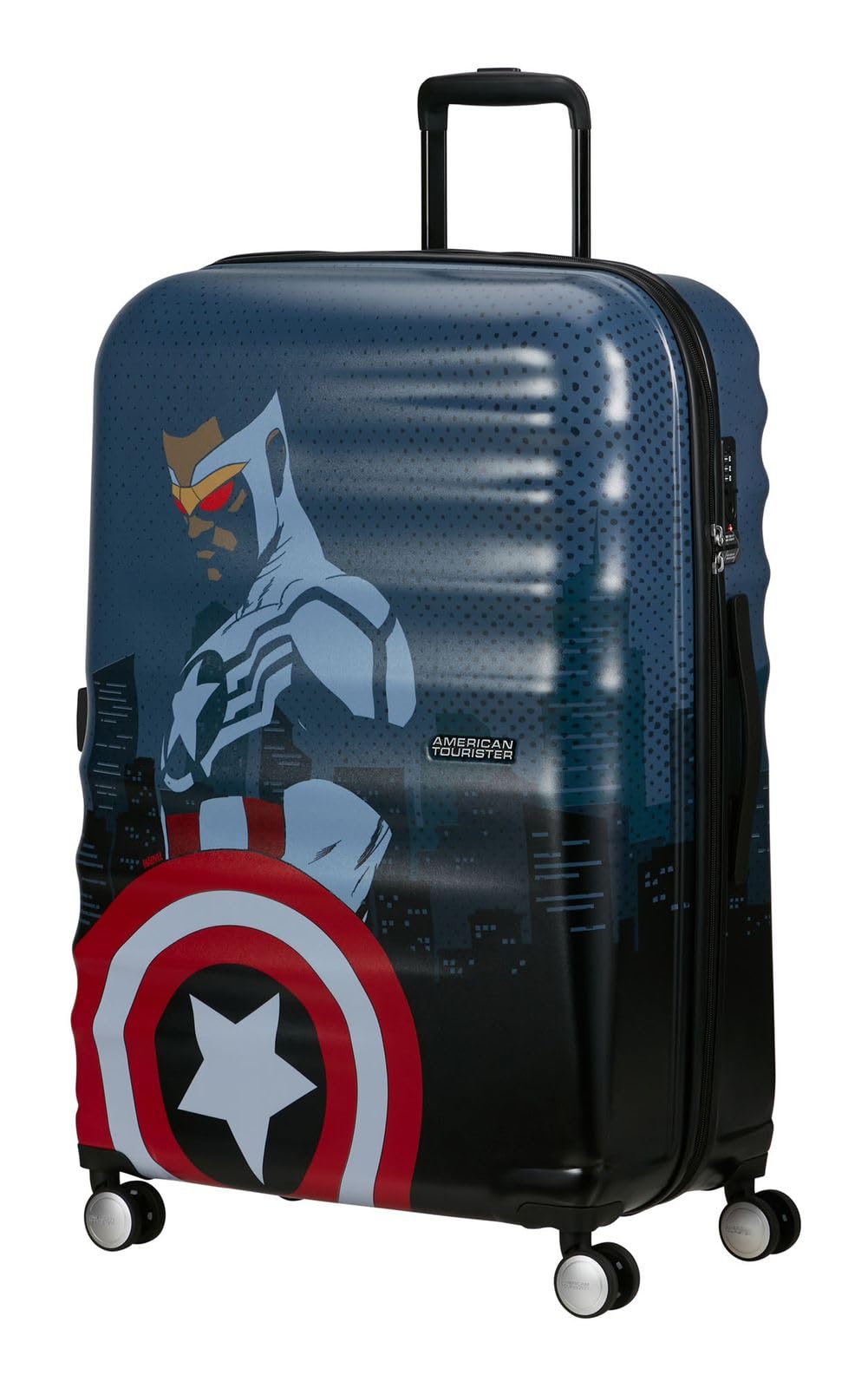 american-tourister-marvel-legends-fl-spinner-l-77-cm-valise-96l-captain-america image 2