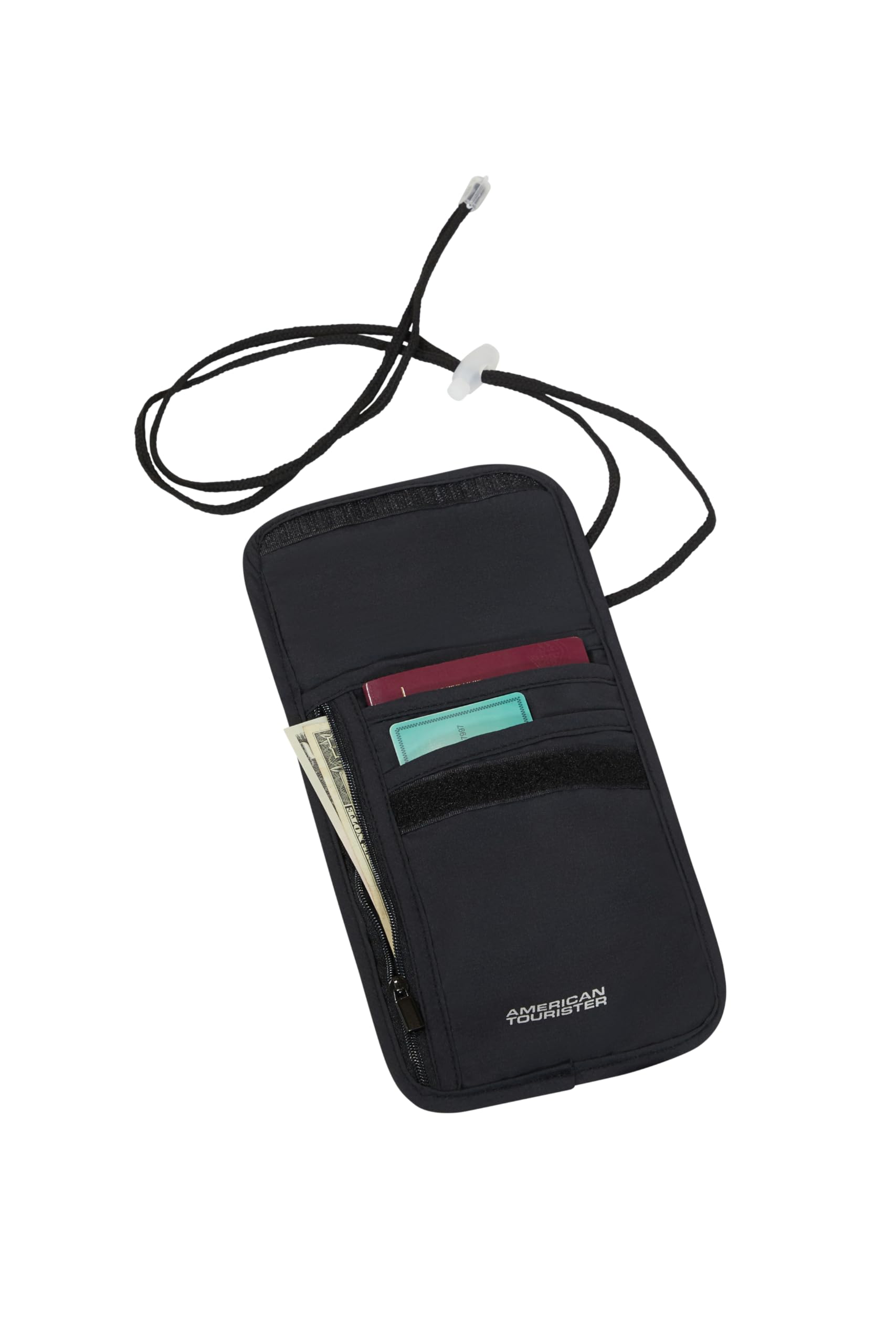 american-tourister-pochette-tour-de-cou-rfid-noir image 4