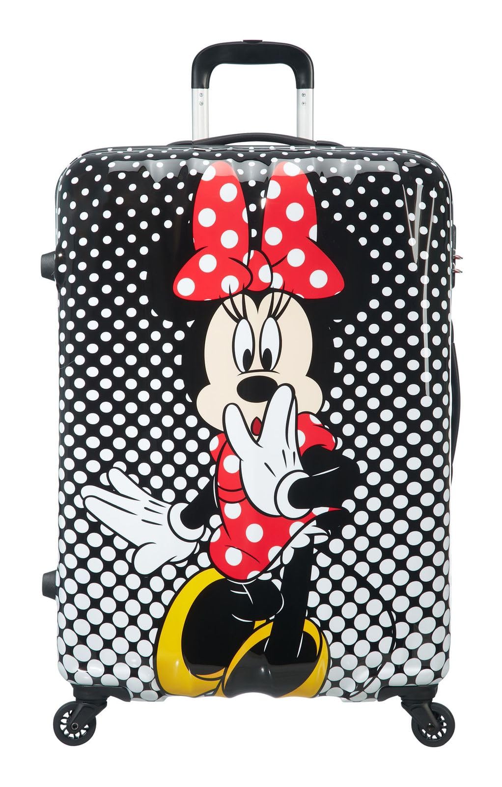 american-tourister-spin-55-20-alfatwist-2-0-valise-cabine-minnie-mouse-polka-dot image 2