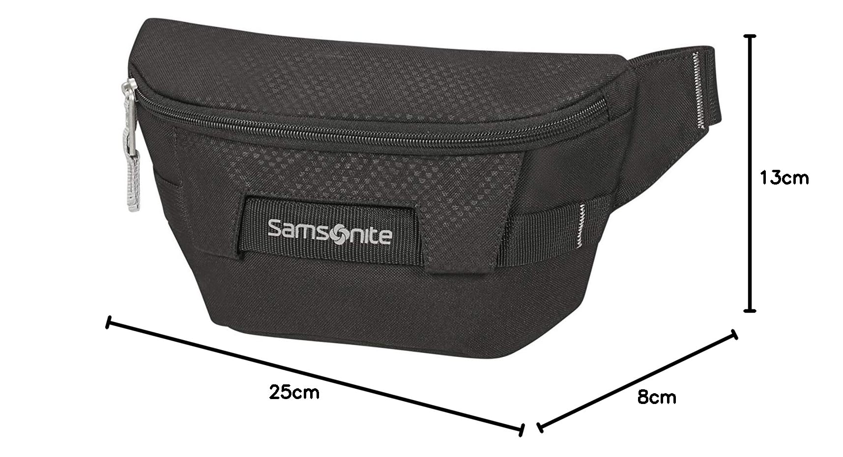 samsonite-sonora-sac-banane-2-5-l-noir-pratique-et-co-recycl image 8