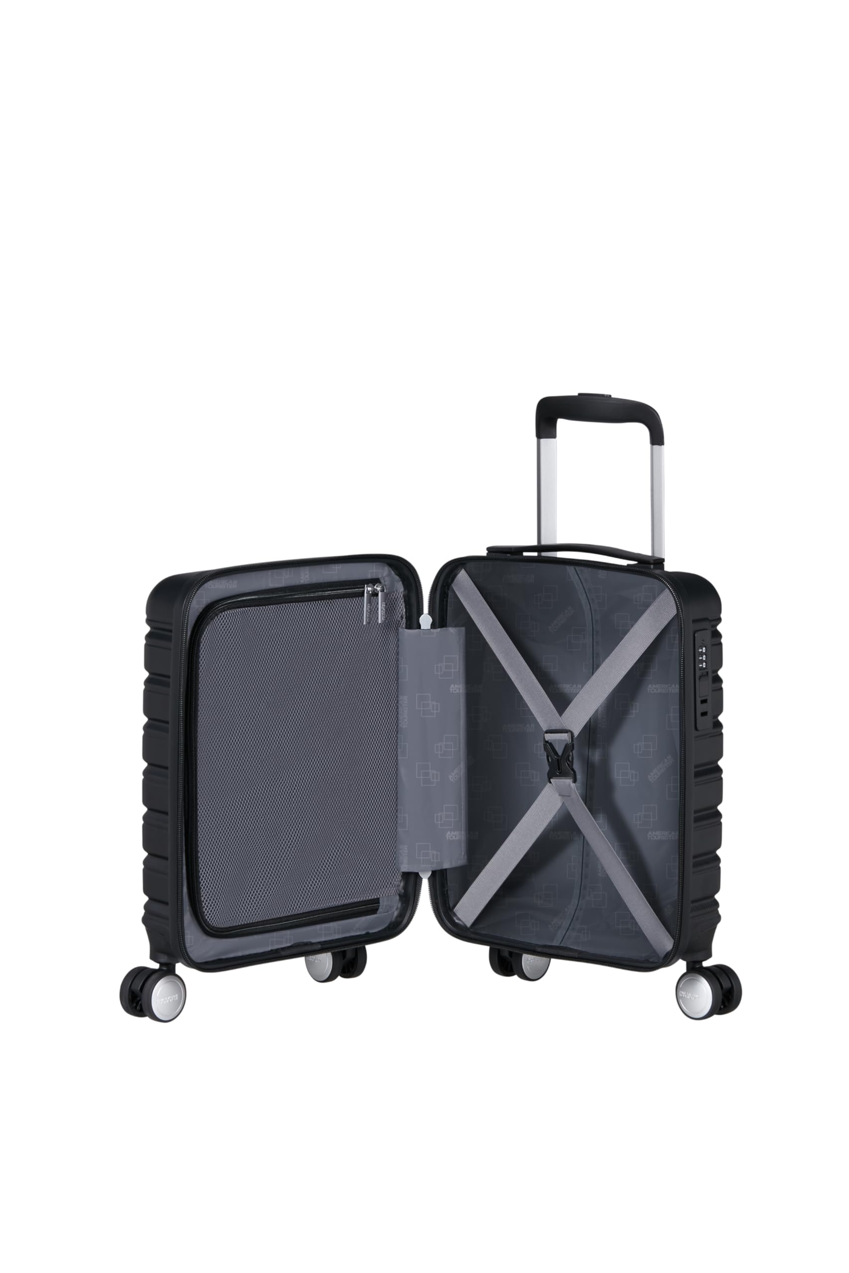 american-tourister-flashline-trolley-cabine-45-cm-roues-amovibles-noir image 4