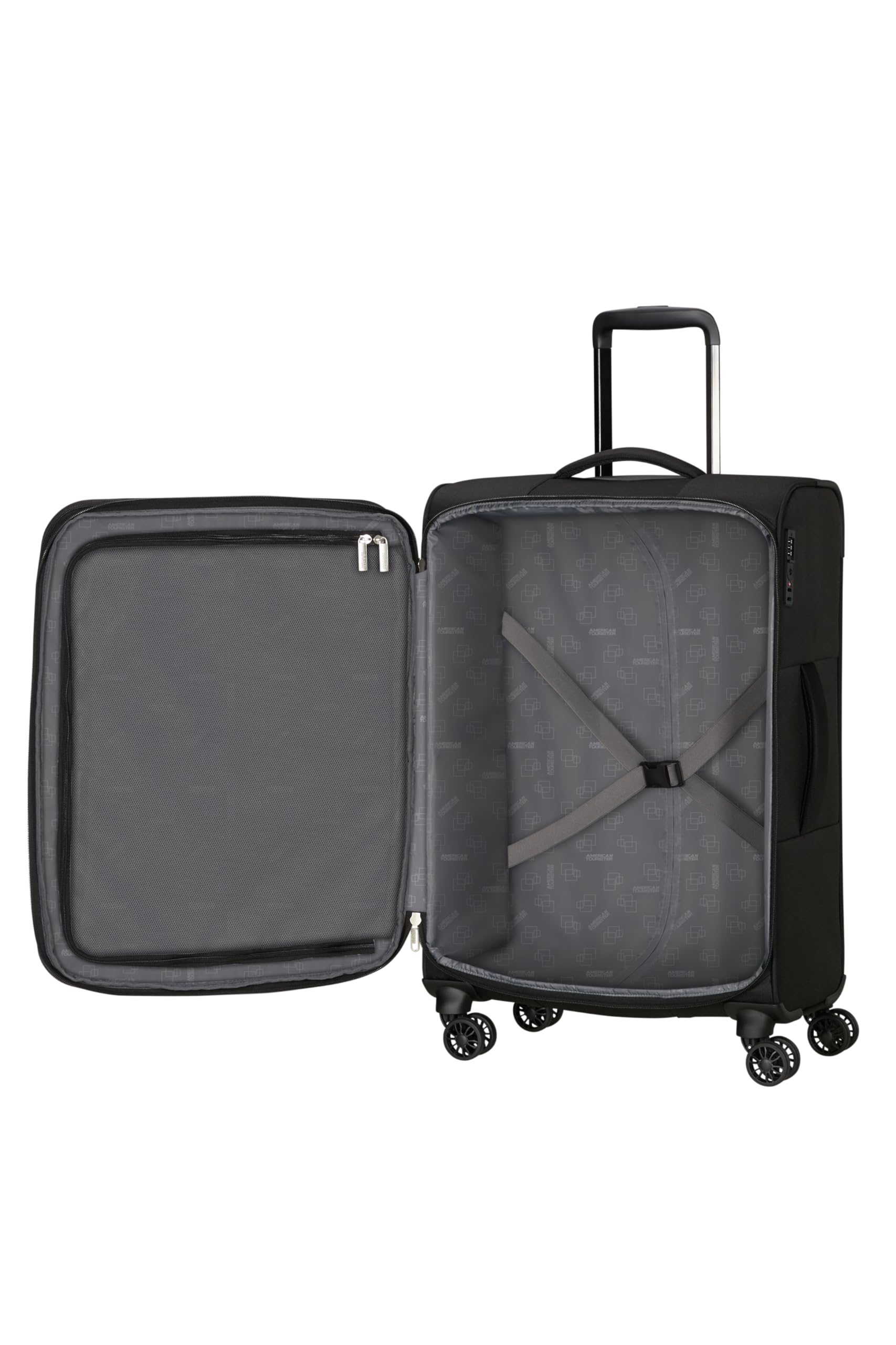 american-tourister-poproll-ensemble-de-3-valises-souples-cabine-moyenne-grande-n image 3