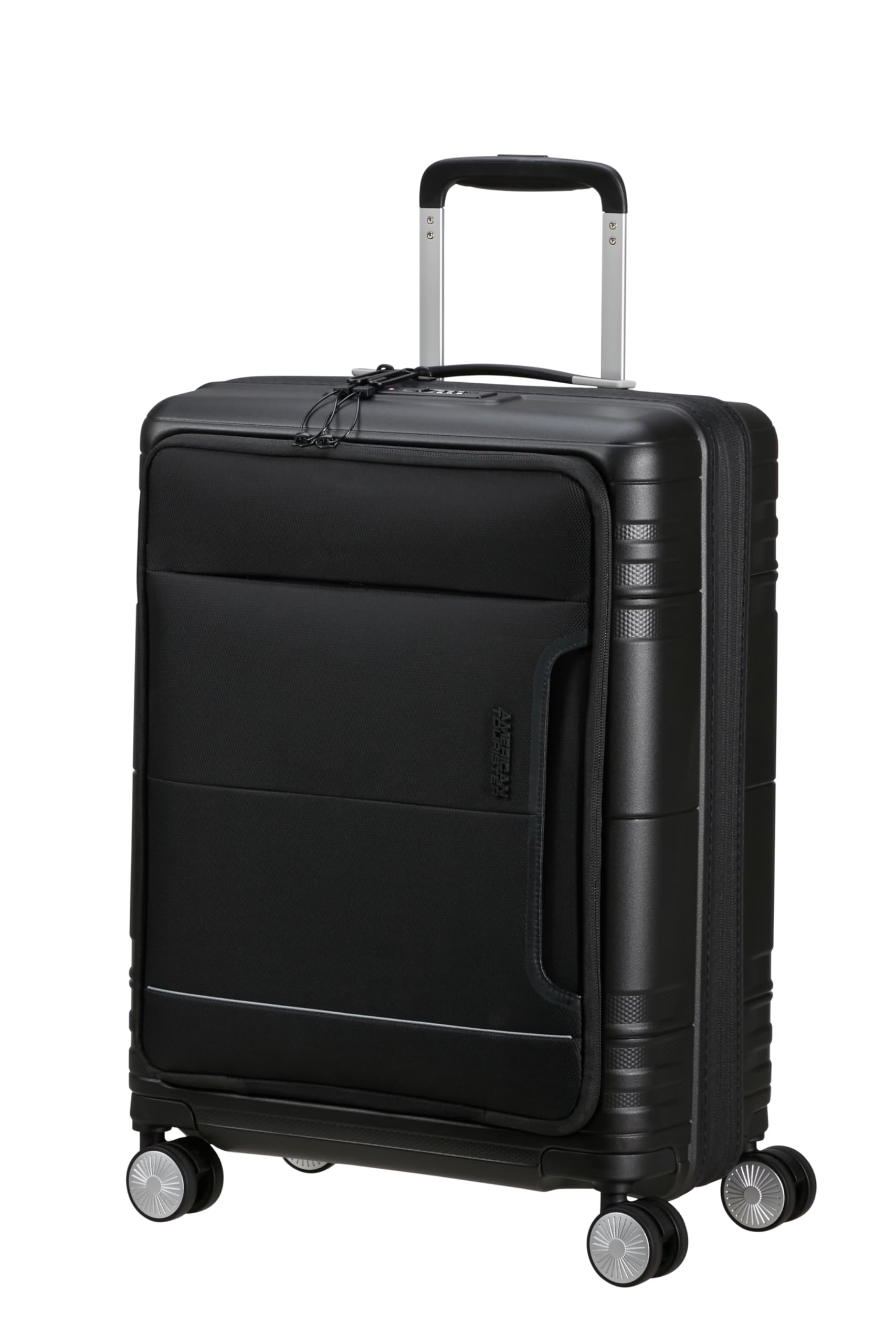 american-tourister-hello-cabin-spinner-s-55cm-bagage-main-extensible-39-45l-noir image 1