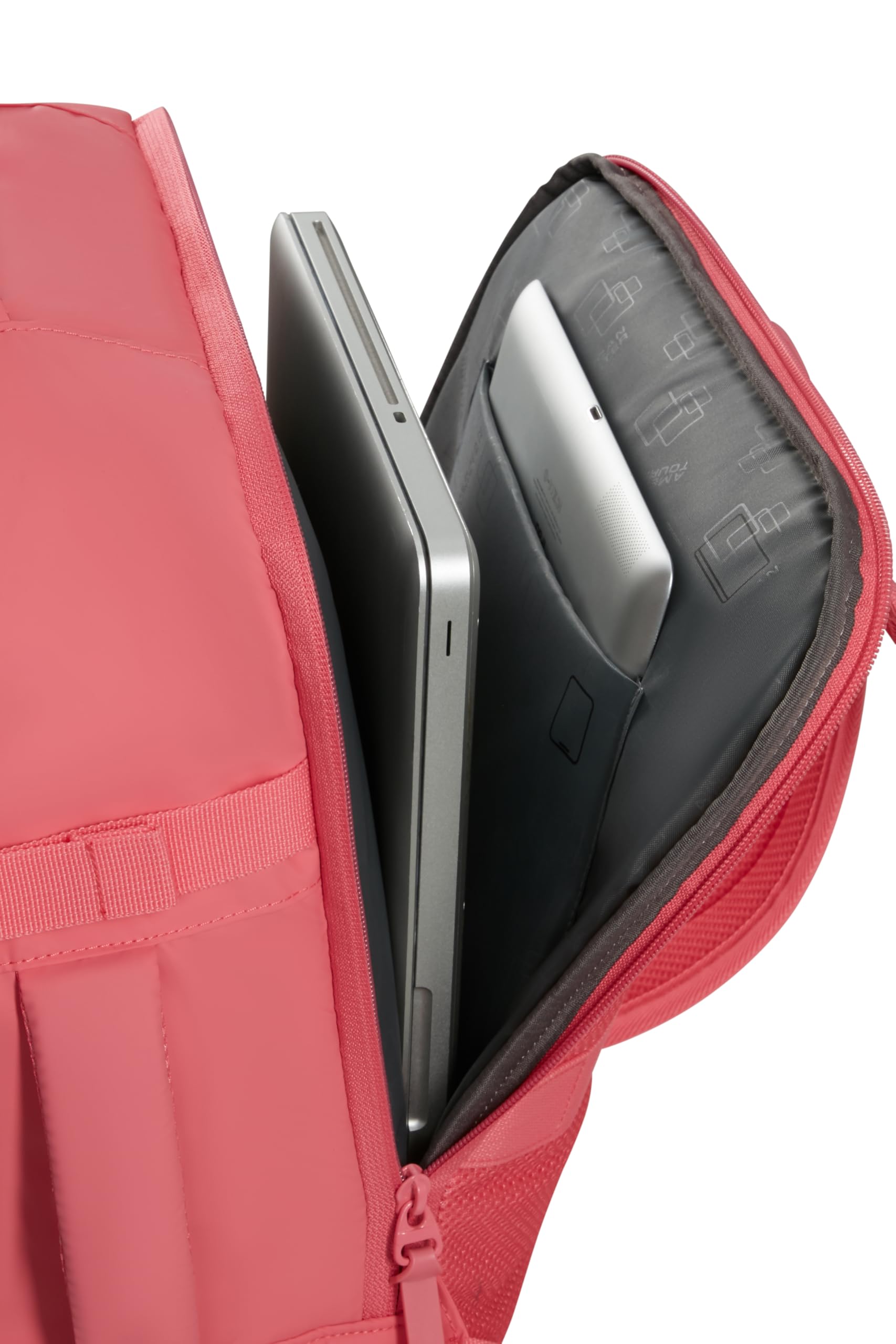 american-tourister-take2-sac-dos-cabine-26-5-l-rose-100-pet-recycl-compartiment- image 8