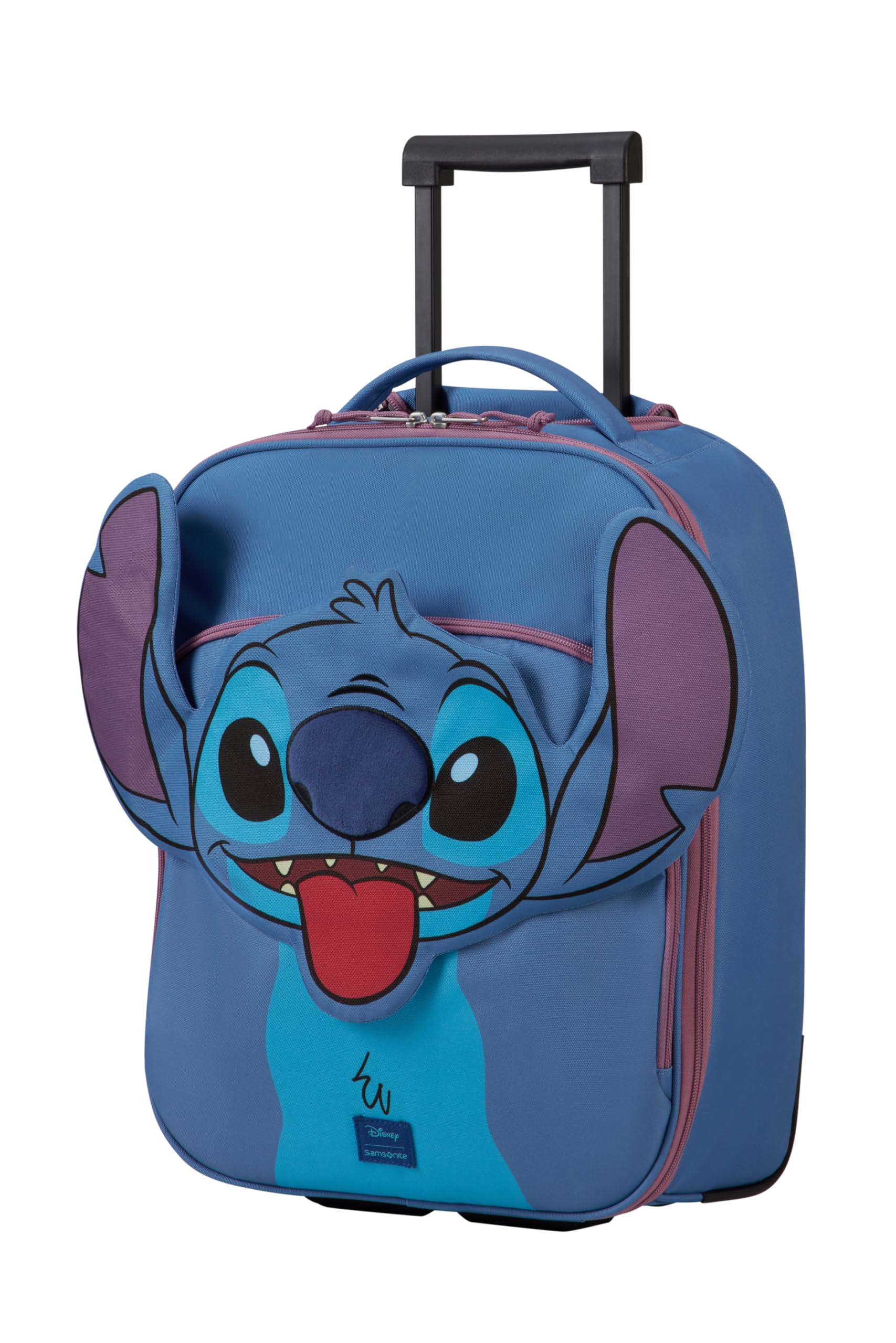 samsonite-sammies-disney-stitch-trolley-cabine-enfant-2-roues-45x36x19-cm-30l-co image 1