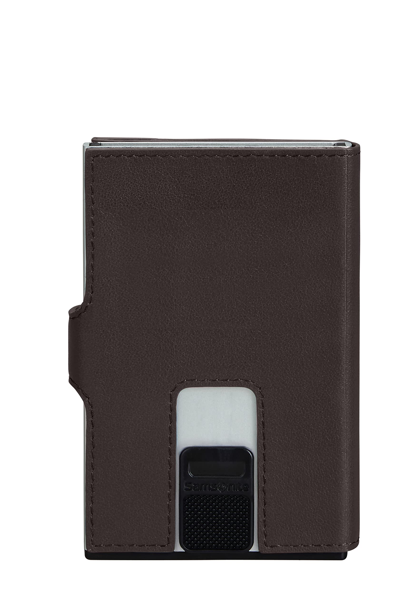samsonite-alu-fit-slg-portefeuille-en-aluminium-et-cuir-brun-fonc-avec-protectio image 3
