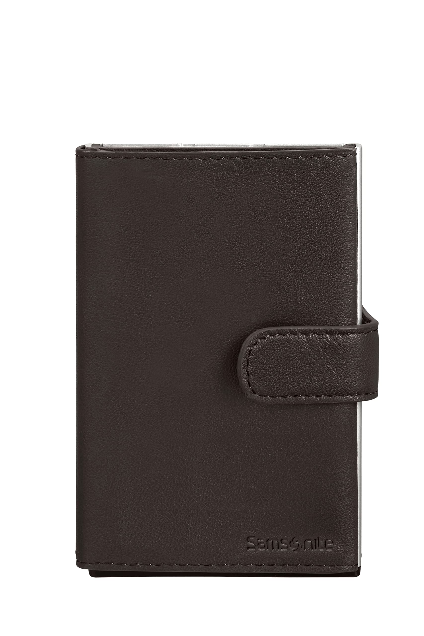 samsonite-alu-fit-slg-portefeuille-en-aluminium-et-cuir-brun-fonc-avec-protectio image 4