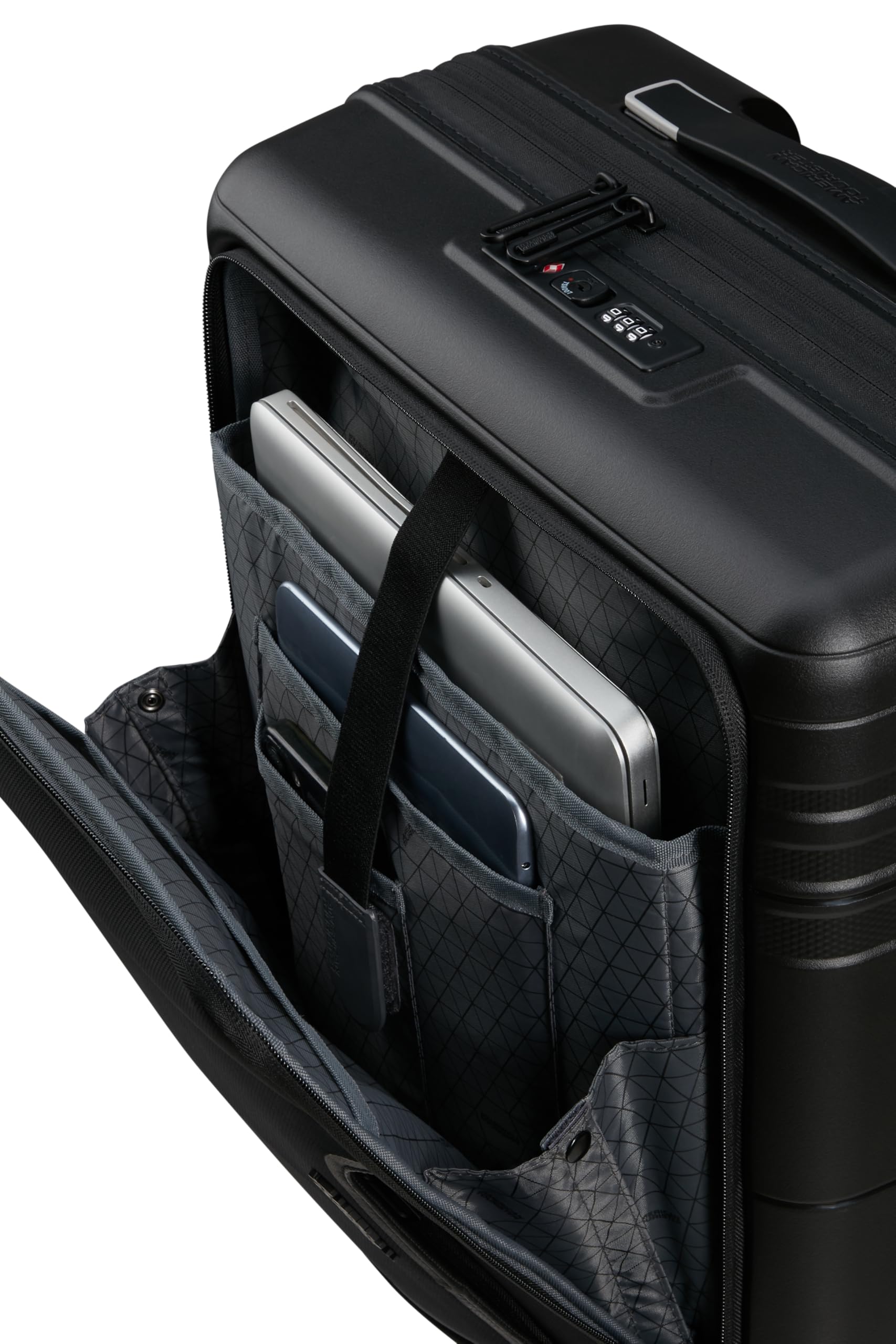 american-tourister-hello-cabin-spinner-s-55cm-bagage-main-extensible-39-45l-noir image 7