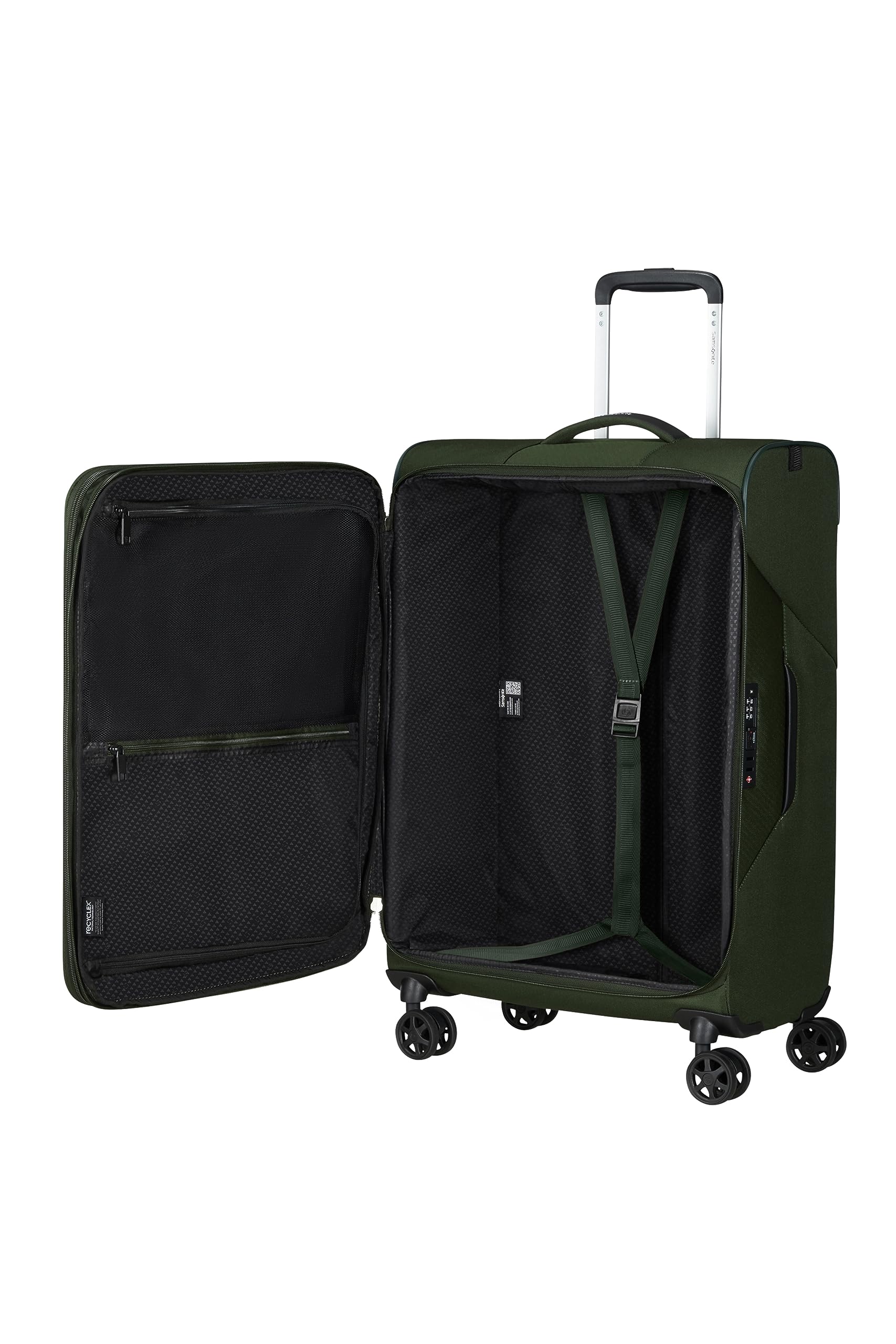samsonite-litebeam-spinner-m-66-cm-valise-extensible-67-73-l-vert-ivy image 5