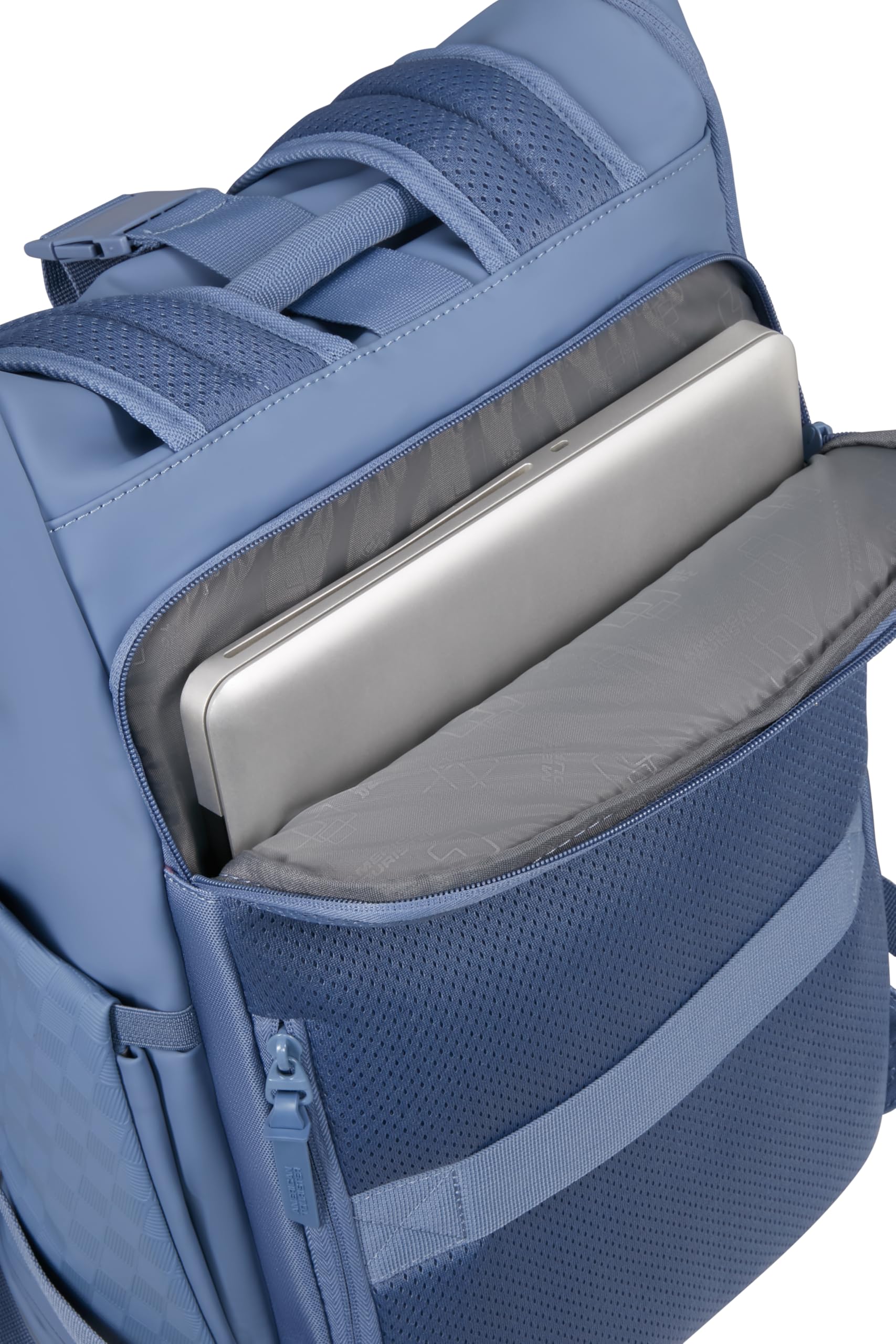 american-tourister-urban-tide-sac-dos-pc-rolltop-14-d-perlant-bleu-storm image 7