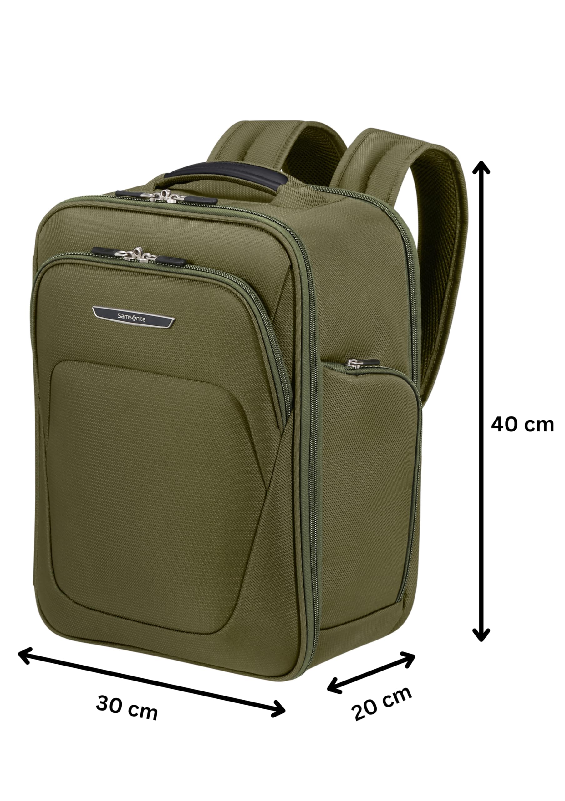 samsonite-spark-sng-eco-sac-dos-cabine-40x30x20-cm-26-l-0-80-kg-vert-olive image 5