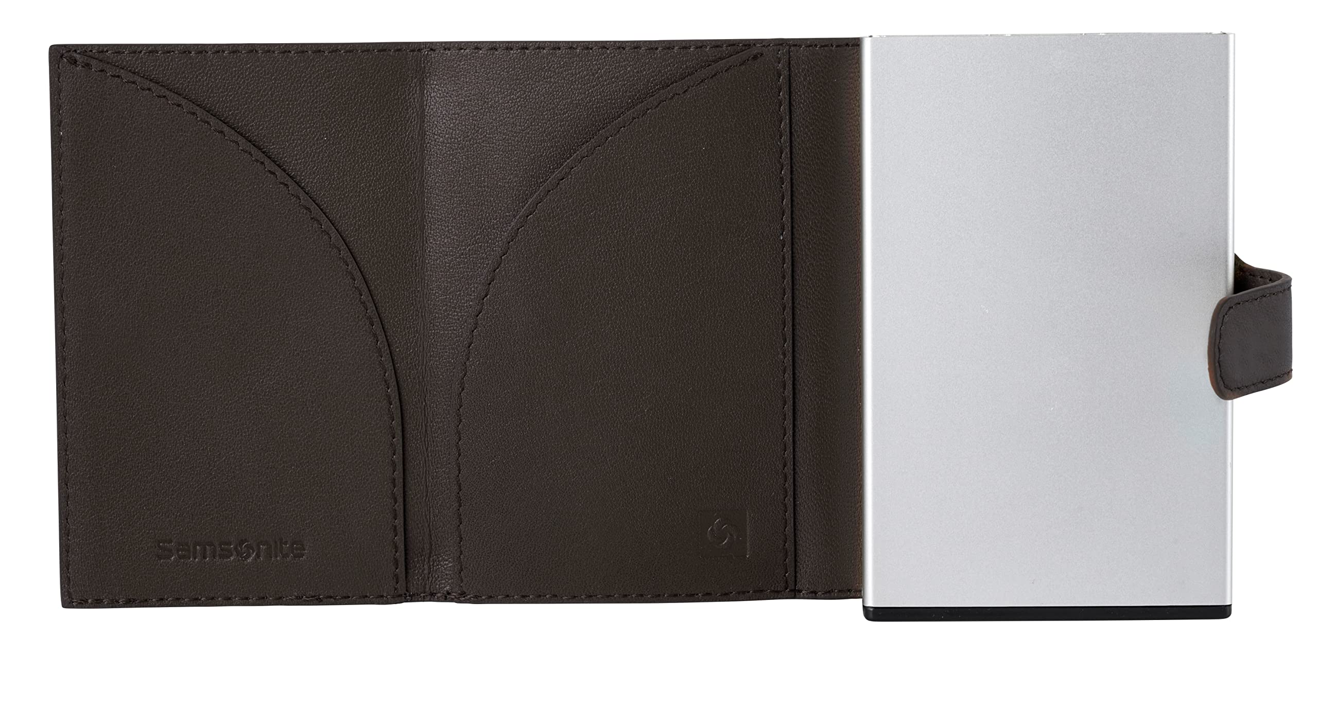samsonite-alu-fit-slg-portefeuille-en-aluminium-et-cuir-brun-fonc-avec-protectio image 6