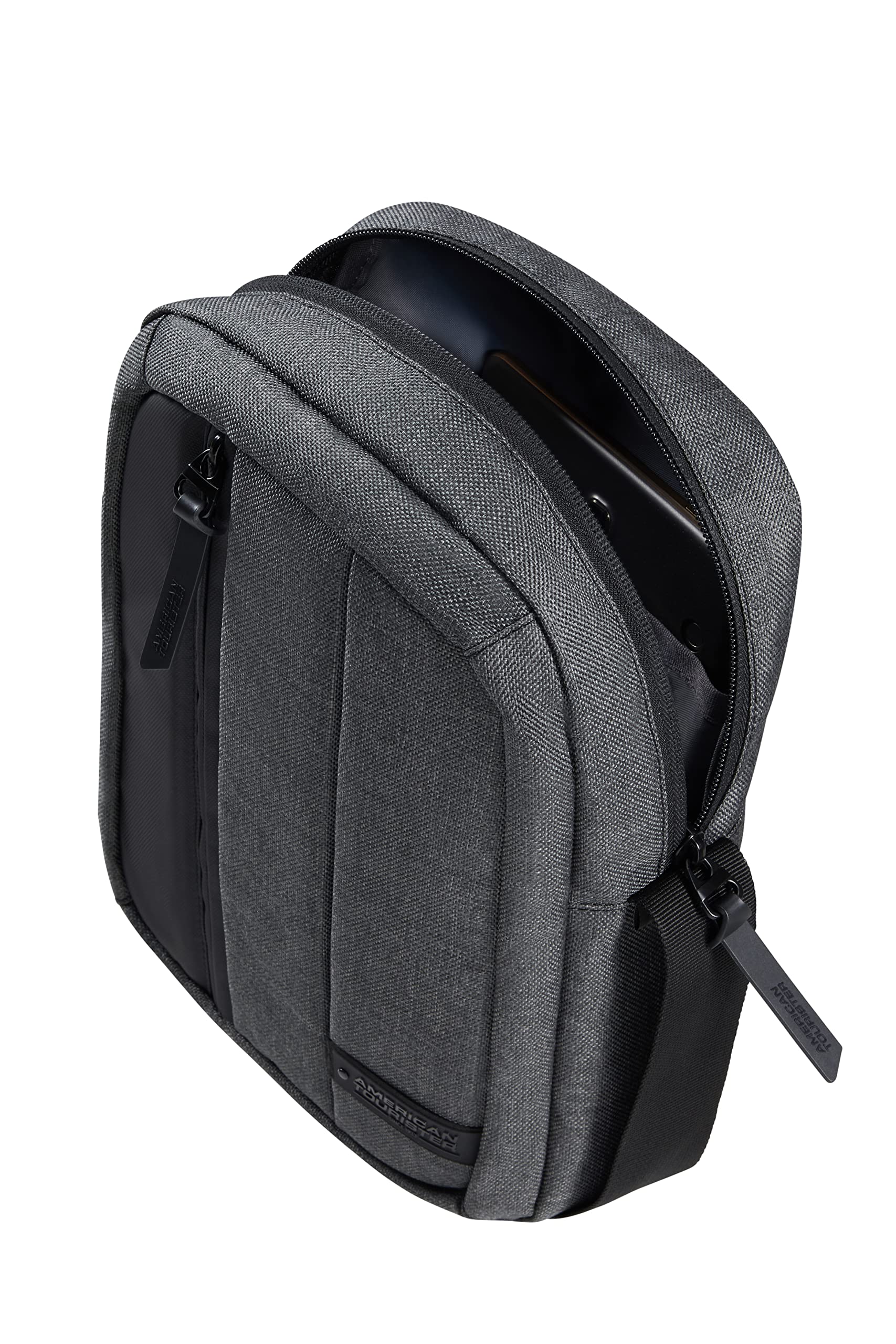 american-tourister-streethero-sac-banane-6l-gris-27-cm-avec-bretelle-r-glable image 4