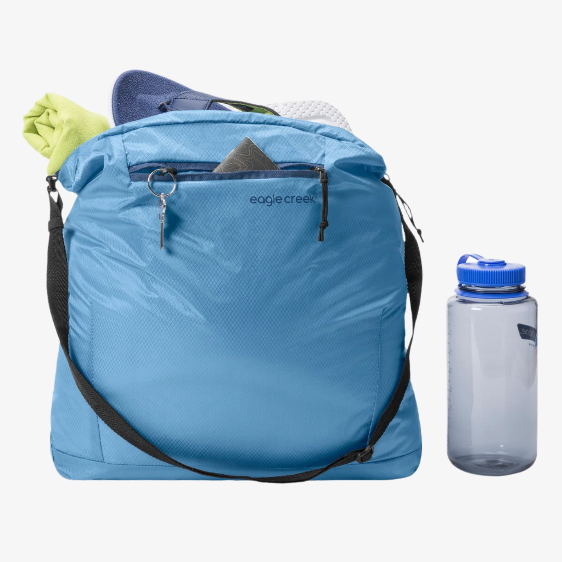 eagle-creek-packable-tote-bag-sac-fourre-tout-pliable-en-nylon-recycl-oc-anique image 5