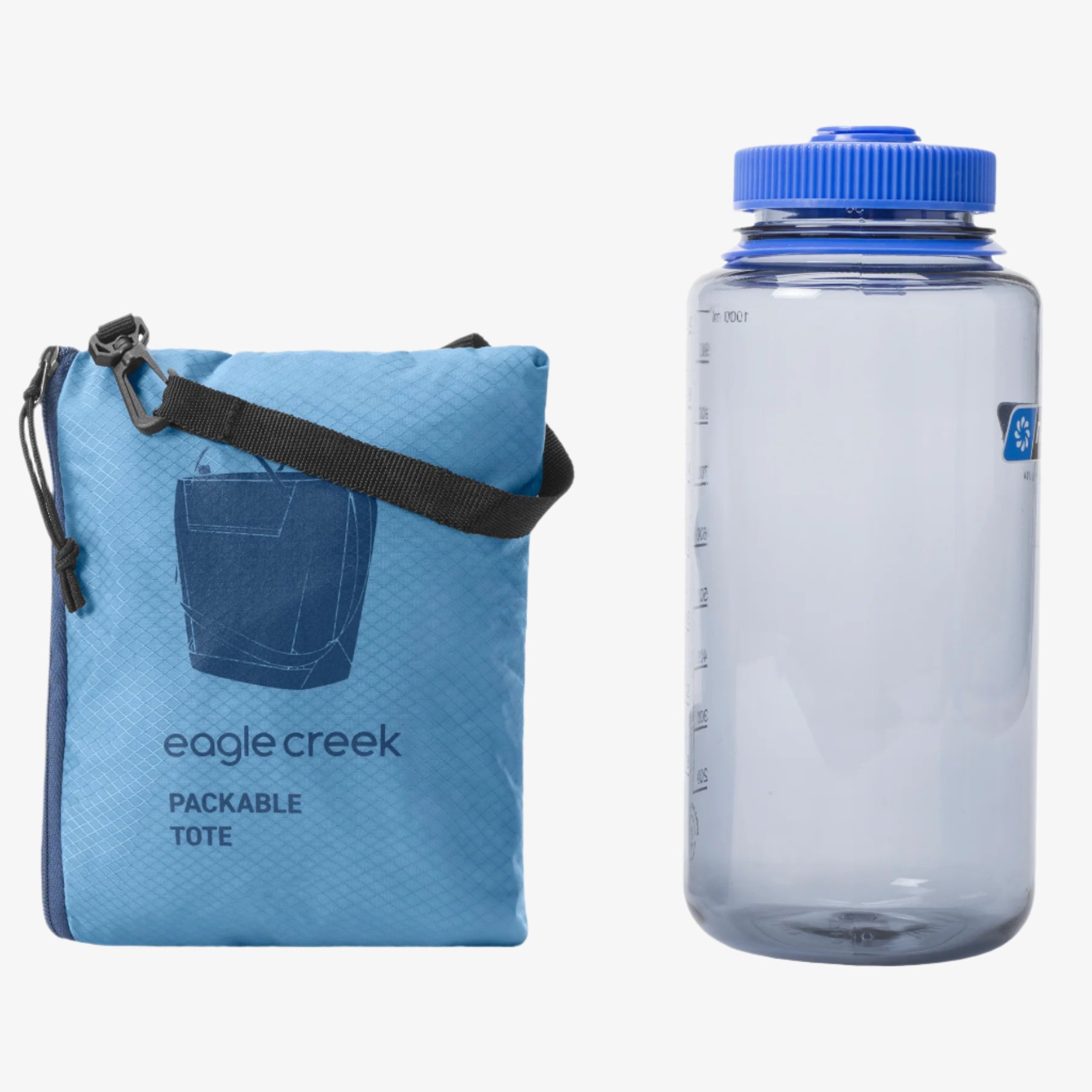 eagle-creek-packable-tote-bag-sac-fourre-tout-pliable-en-nylon-recycl-oc-anique image 3